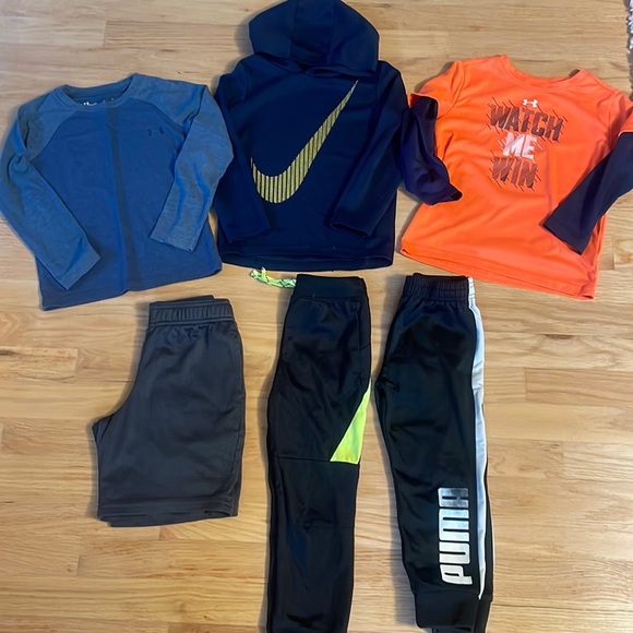 Under Armour Other - 6 pcs Ultimate Sport Bundle, toddler boys, under armour, nike, puma, size 4